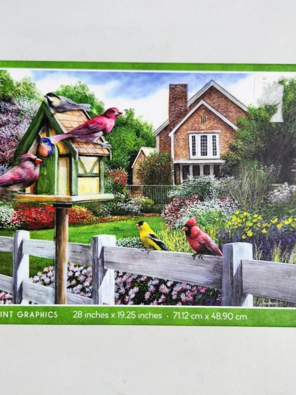 Feathers and Flowers 1000 Piece Jigsaw Puzzle Kevin Daniel Wild Birds Puzzle wit